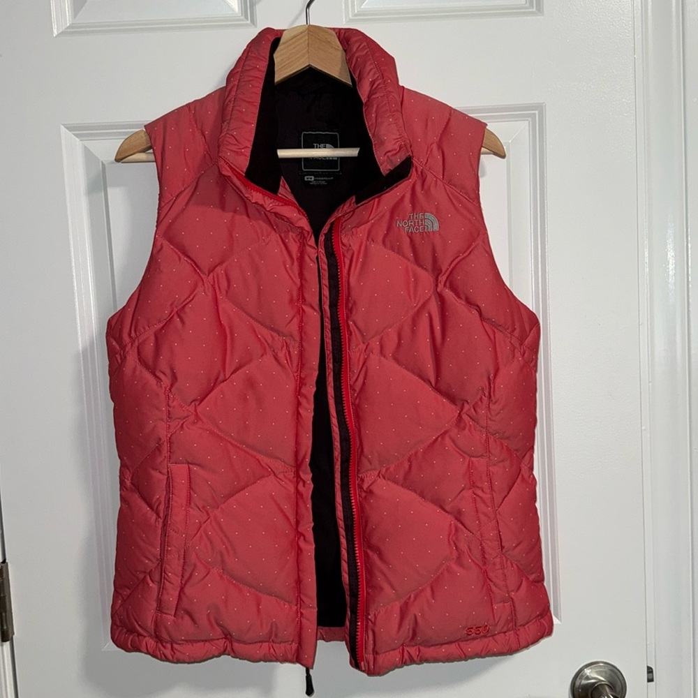 North Face Vest Polka Dot Women Size M